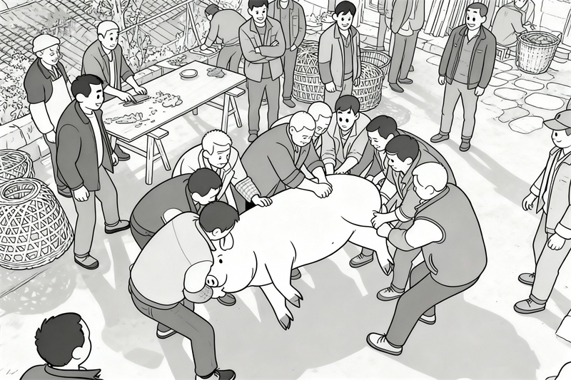 “呆呆杀猪宴”的走红是偶然，也是必然！